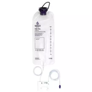 1000ml Bag Q Pump Feed Set With Enfit Connector - Layered Laminate- 1 Each