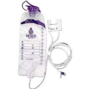 1000ml Bag Q Pump Feed Set With Enfit Connector - Pvc- 1 Each