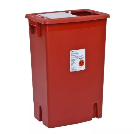 12 Gallon Red Multi-Purpose Sharps Container, Slide Lid - 8935- 1 Each