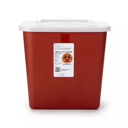2 Gallon Sharps-A-Gator Multi-Purpose Sharps Container with Sliding Lid - 31142222- 1 Each