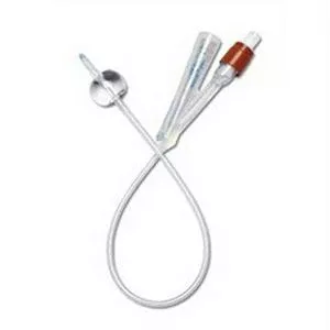 2-way 100% Silicone Foley Catheter 8 Fr 3 Cc- Each of 1