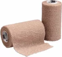 3M 1586S - Cohesive Bandage 3M™ Coban™ 6 Inch X 5 Yard Standard Compression Self-adherent Closure Tan Sterile