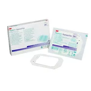 3M 1684 - Tegaderm Diamond Pattern Transparent Dressing Picture-frame Style 2-3/8" x 2-3/4