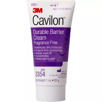 3M 3354 - Skin Protectant 3M™ Cavilon™ 1 oz. Tube Unscented Cream CHG Compatible