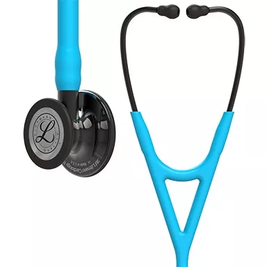 3M 6171 - Littmann Cardiology IV Stethoscope, 27", Turquoise, Smoke