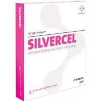 3M 800404 - Silver Alginate Dressing Silvercel™ Antimicrobial 4-1/4 X 4-1/4 Inch Square Sterile