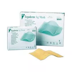3M 90502 - Silver Mesh Dressing 3M™ Tegaderm™ Ag 4 X 8 Inch Rectangle Sterile