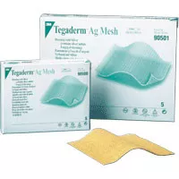 3M 90503 - Tegaderm Sterile Ag Mesh Dressing with Silver 8" x 8"