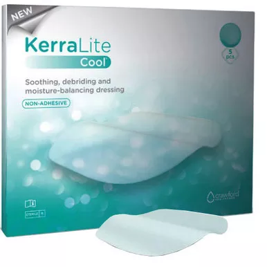 3M CWL1006 - KerraLite Cool Non-Adhesive Hydrogel Sheet Cover Dressing Combination, 7" x 5"