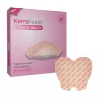 3M CWL1040 - Silicone Foam Dressing KerraFoam™ Gentle Border 9 X 10 Inch Sacral Silicone Adhesive with Border Sterile