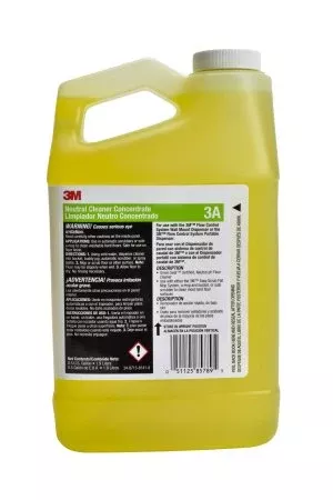 3M Floor Cleaner 3M™ Liquid Concentrate 1/2 Gallon Jug Fresh Scent Manual Pour - Case of 4 - 3A-CS