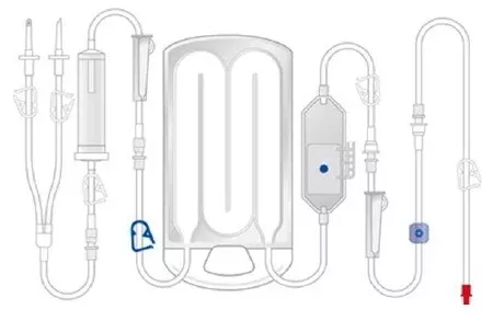 3M Fluid Warming Set Ranger™HiFlow Pump 1 Port 20 Drops / mL Drip Rate With Filter - Case of 1 - 24355-CS