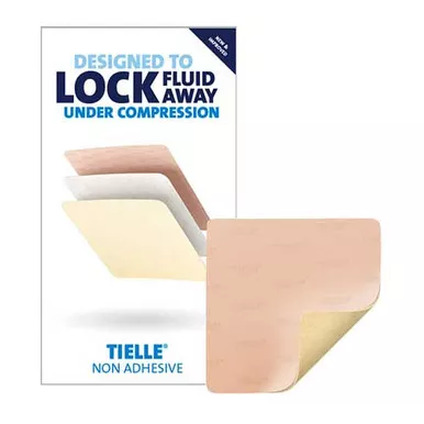 3M TLN1515EN - TIELLE Non-Adhesive Hydropolymer Foam Dressing, 6" x 6"