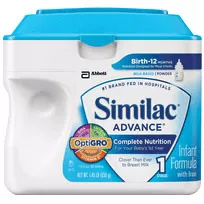 Abbott 5595776 - Similac Advance 20 w/Iron Pwdr, Retail 12.4oz. Can