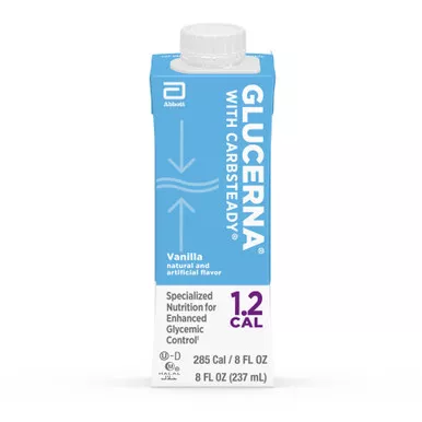 Abbott 64918 - Glucerna 1.2 Cal, Vanilla, 8 oz. Institutional Carton