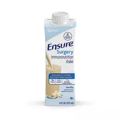 Abbott 66436 - Ensure Surgery Immunonutrition Shake 8oz Re-Closable Container, Vanilla