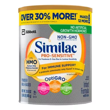 Abbott 66441 - Similac Pro-Sensitive Powder, 29.8 oz. Can