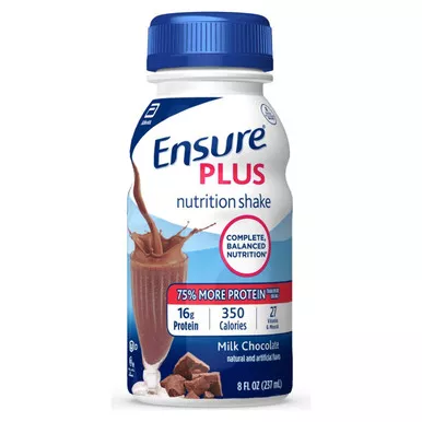 Abbott 68230 - Ensure Plus High Protein, Chocolate, 8 oz. ARC