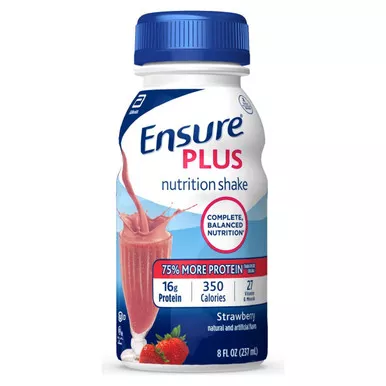 Abbott 68232 - Ensure Plus High Protein, Strawberry, 8 oz. ARC