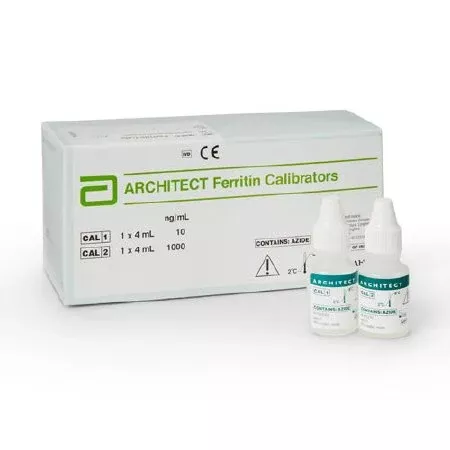 Abbott Calibrator Architect™ Ferritin 2 X 4 mL For Architect C4100 / Ci16200 / Ci18200 / i1000SR / i2000 and i2000SR Analyzers - Each - 07K5901-EA