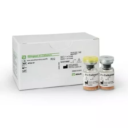 Abbott Calibrator Architect™ Hemoglobin A1c (HbA1c) 2 X 1.6 mL For Architect Chemistry and Immunoassay Analyzers - Box of 1 - 04P5201-BX
