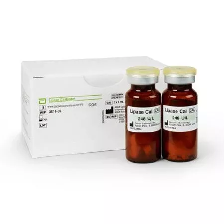 Abbott Calibrator Architect™ Lipase 2 X 3 mL For Architect c16000 Analyzer - Each - 03E1602-EA
