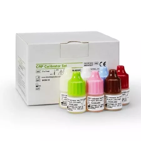 Abbott Calibrator Set Multigent™ C Reactive Protein (CRP) 7 X 2 mL For Architect C16000, C4000, C4100, C8000, Ci16200 and C18200 Analyzers - Each - 06K2610-EA