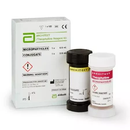 Abbott General Chemistry Reagent Architect™ Theophylline 100 Tests - Box of 100 - 01P2925-BX