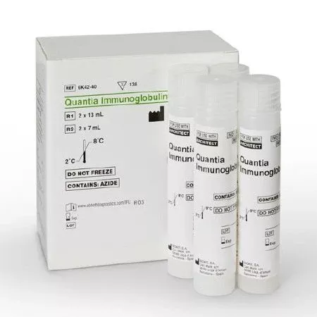 Abbott General Chemistry Reagent Multigent™ Antibody Test Immunoglobulin E (IgE) 138 Tests - Box of 138 - 06K4240-BX