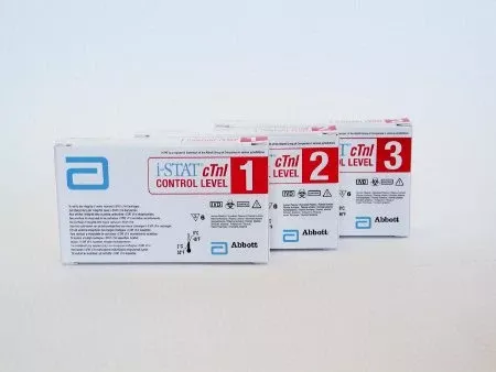 Abbott Point of Care Cardiac Marker / Immunoassay Control i-STAT Troponin Level 3 6 X 1 mL - Each - 06P1711-EA