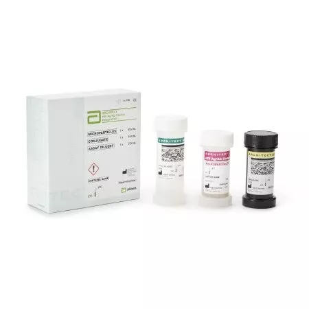 Abbott Reagent Architect™ Antibody Test HIV-1/2 For Architect c4100 Analyzer 100 Tests R1: 6.6 mL, R2: 5.9 mL, Diluent: 5.9 mL - Each - 02P3625-EA