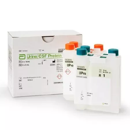 Abbott Reagent Architect™ Metabolic Immunoassay Urine / Cerebrospinal Fluid (CSF) Protein For Architect c16000 / c4000 / c4100 / c8000 / ci16200 / ci8200 Analyzers 209 Tests - Box of 209 - 07D7932-BX