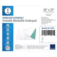 Abena 2592 - Abena Essentials Tuckable Washable Underpad, 30" x 72"