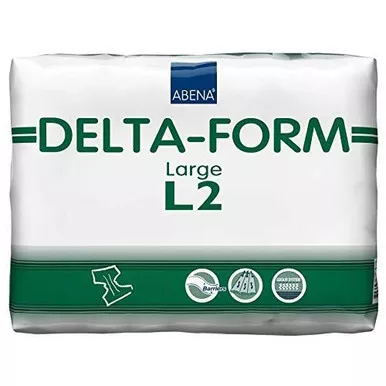 Abena 308863 - Delta-Form Adult Brief L2, Large 39" - 59"