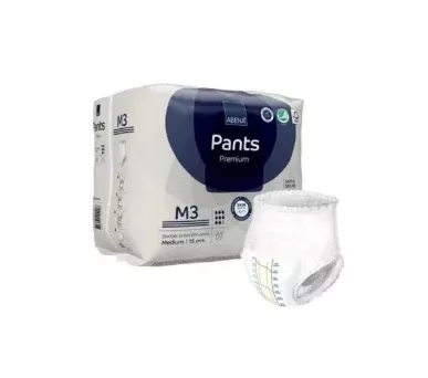 Abena Pants Premium Protective Underwear 31" - 43", Medium - Absorbency Level 3 - Replaces: Rb41085- Pack(age) of 15