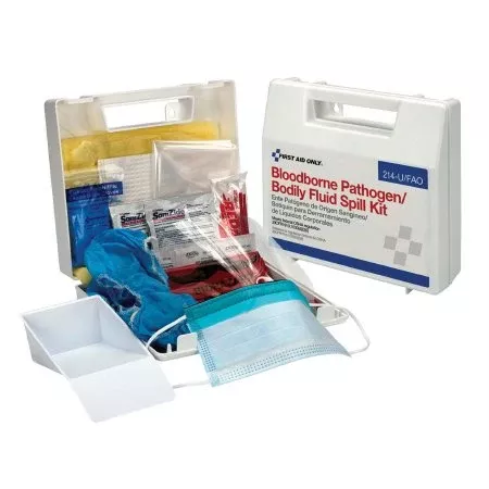 Acme United Bloodborne Pathogen And Bodily Fluid Spill Kit First Aid Only - Each - 214-U/FAO-EA