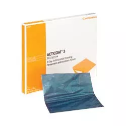 Acticoat Flex 3 Antimicrobial Barrier Dressing With Silcryst Nanocrystals 4" X 4"- 1 Each