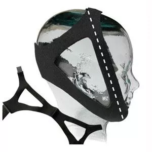 Adjustable Chinstrap, Regular 7", Black- 1 Each