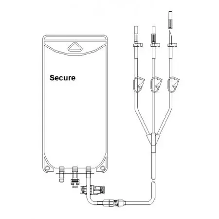 Advanced Medical Systems Empty IV Bag 1 Liter - Case of 50 - CMS-9812-CS