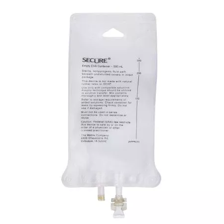 Advanced Medical Systems EVA Compounder Bag Secure™ 500 mL - Case of 50 - 66050-CS