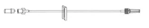 Advanced Medical Systems IV Extension Set Micro Bore 7 Inch Tubing Without Filter - Case of 100 - BN-762-CS