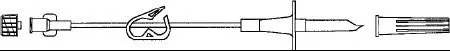 Advanced Medical Systems IV Extension Set Vygon Micro Bore 4 Inch Tubing Without Filter - Case of 50 - AMS-441-CS