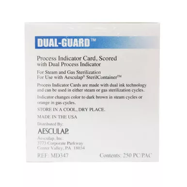 Aesculap MD347 - Aesculap Sterilization Process Indicator Card Steam / EO Gas