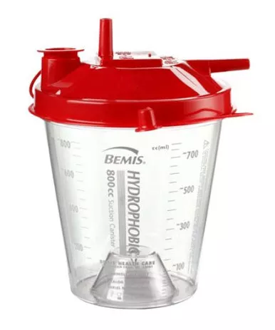 Ag Industries AG784410 - Suction Canister 800 mL Float Valve Shut-Off Lid