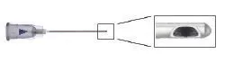 AirTite Products TSK2538SG - Aesthetic Microcannula SteriGlide 1-1/2 Inch Length 25 Gauge Regular Wall Without Safety