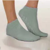 Albahealth 80108 - Slipper Socks 2X-Large Green Ankle High