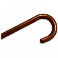 Alex 3001 - Tourist Handle Cane, Walnut Stain, 36" - 37"