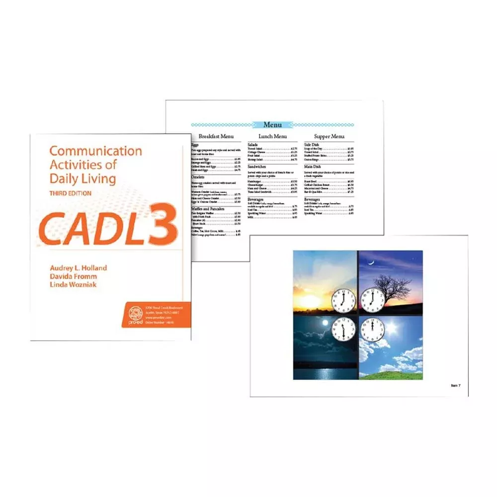 Alimed The Communication Activities of Daily Living, Ed. 3 CADL-3 - 83403