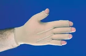 Alimed Compression Gloves Bio-Form Open Finger Large Wrist Length Ambidextrous Nylon / Spandex - Each - 2970004280-EA