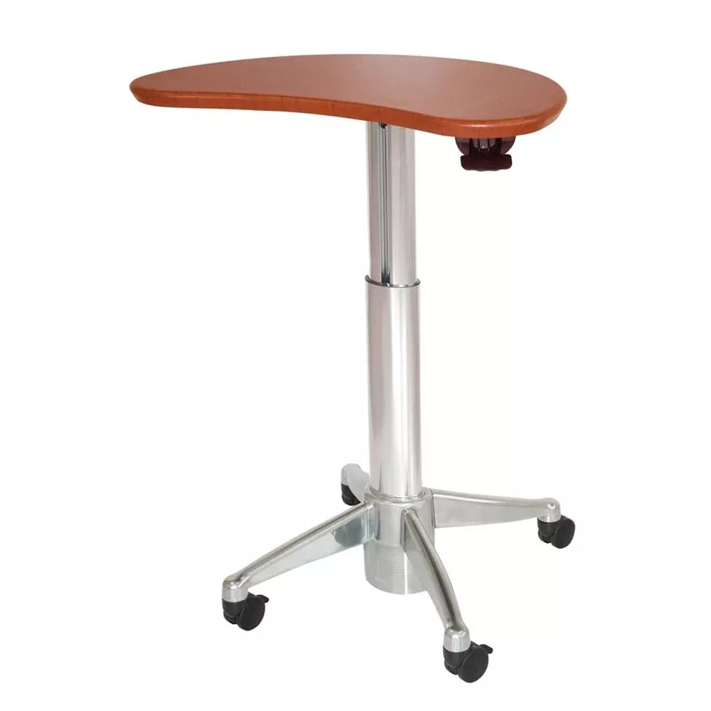 Alimed Height-Adjustable Work Tables Height-Adjustable Table, 30"W x 24"D, Rectangle, Natural Maple - 711622